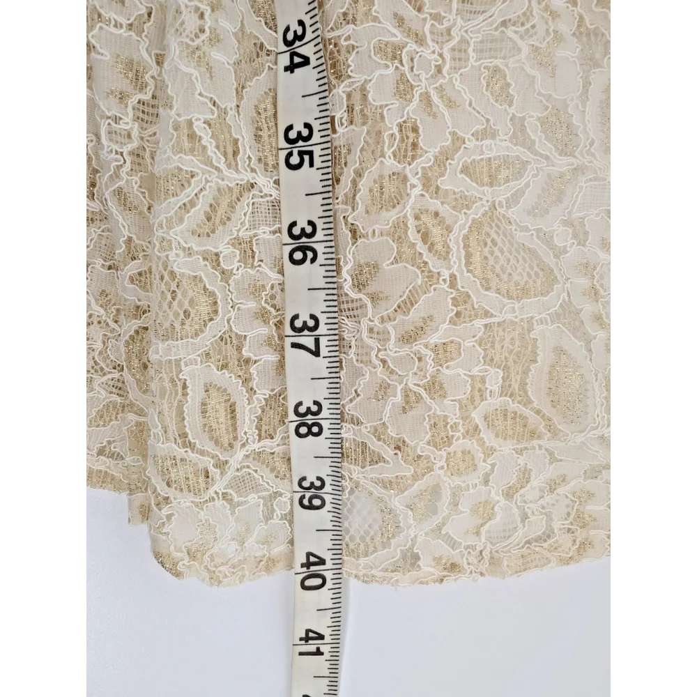 NWT Free People Don’t You Dare Lace Dress Ivory Neutral Combo Sz S Bachelorette - Picture 11 of 11